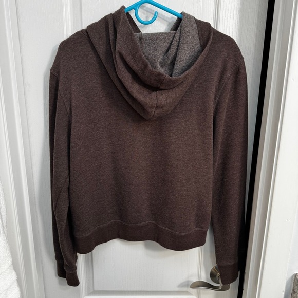 Aeropostale Aero Pullover Hoodie, Brown w/ Pink Logo, Size L - NWOT! - Picture 2 of 3